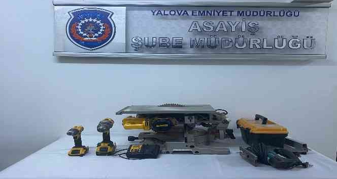 Yalova’da inşaat malzemesi hırsızı yakalandı