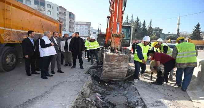 Osmaniye merkez içme suyu ve merkez kanalizasyon projesinde ilk kepçe vuruldu