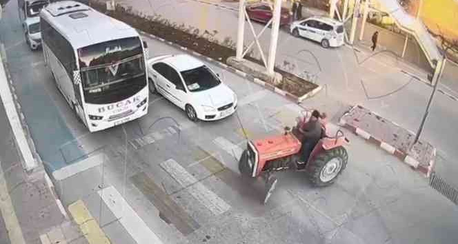Burdur’da traktörüyle drift atan sürücüye 22 bin 757 TL para cezası uygulandı
