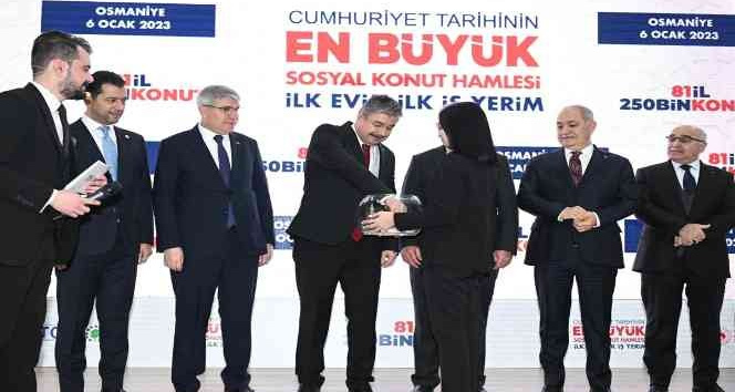 Osmaniye’de bin 550 konut için kura çekimi yapıldı