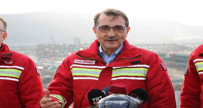 Bakan Dönmez: "Gaz ithal etme oranı yüzde 70’e düşecek"