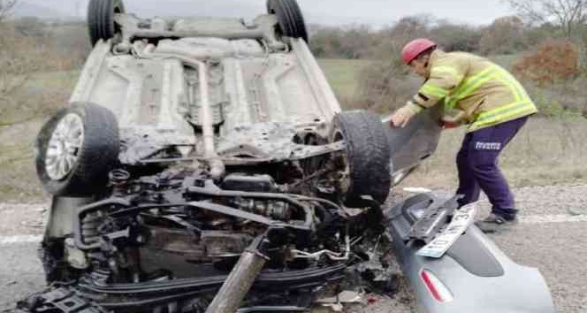 Gönen-Balya karayolunda trafik kazası: 3 kişi yaralı
