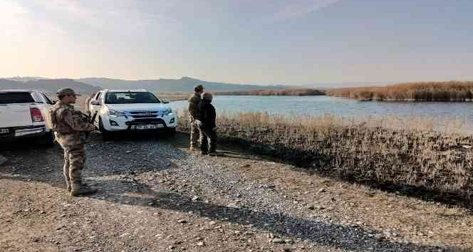 Doğa koruma ve jandarma ekibinden doğa koruma kontrolü