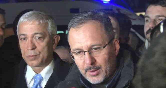 Bakan Kasapoğlu: “Alçıpan tavanın çökmesi sonucu 10 kişi yaralandı, durumları iyi”