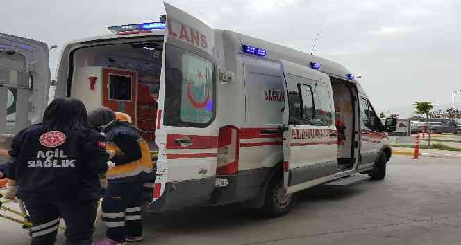 Hastane inşaatından düşen işçi yaralandı