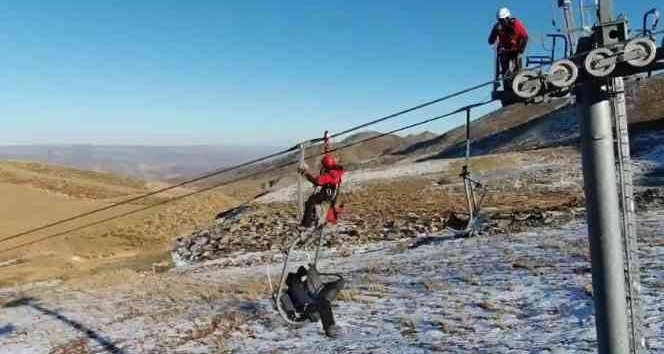 JAK timi, kayak merkezinde tatbikat gerçekleştirdi