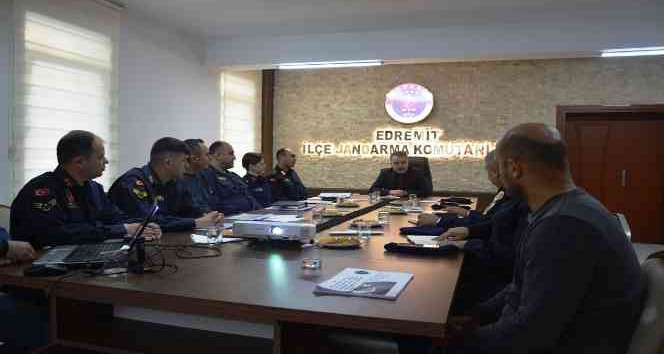 Kaymakam Odabaş başkanlığında, 2022 yılı asayiş değerlendirilme toplantısı yapıldı