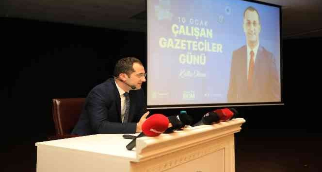 Akçaabat Belediye Başkanı Ekim basın mensuplarına çalışmalarını anlattı