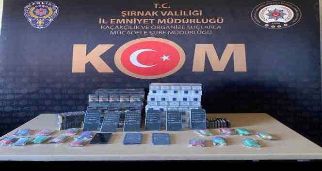 Şırnak’ta kaçakçılık ve asayiş operasyonu: 62 gözaltı