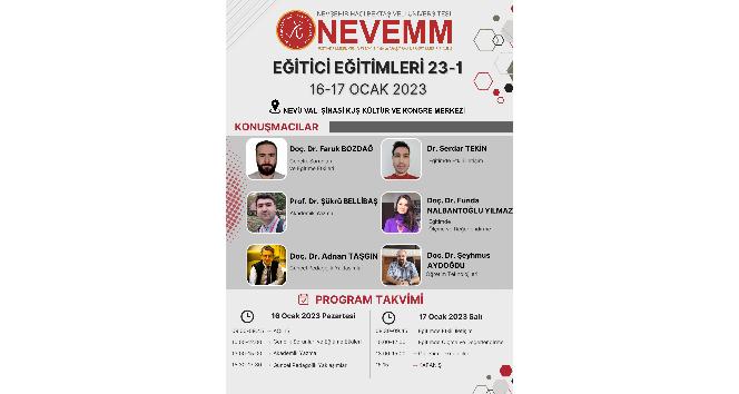 NEVÜ ’de  ’NEVÜ Eğitici Eğitimleri 23-1’  programı düzenlenecek