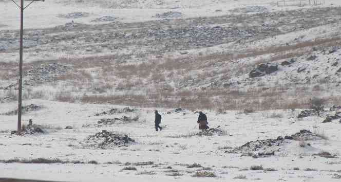 Iğdır’ın yüksek kesimlerinde kar etkili oluyor
