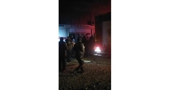 Nusaybin’de tekstil atölyesinde çıkan yangın korkuttu