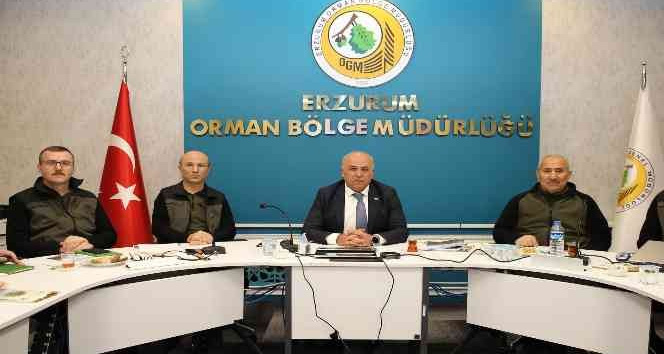 Erzurum Orman Bölge Müdürlüğü 2022 yılı faaliyetleri ile 2023 yılı program ve hedefleri değerlendirildi