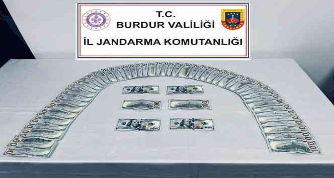 Burdur’da jandarma ekiplerinden sahte para operasyonu: 2 şahıs tutuklandı