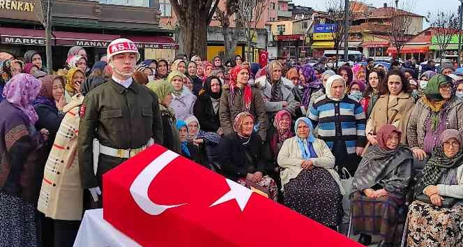 Trafik kazasında hayatını kaybeden yedeksubay son yolculuğuna uğurlandı
