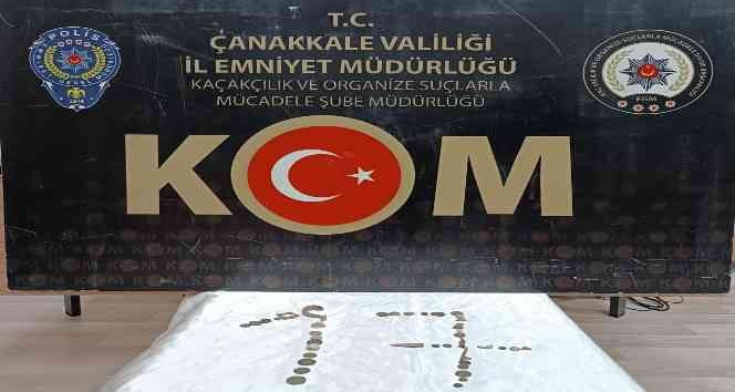 Çanakkale’de tarihi eser operasyonu