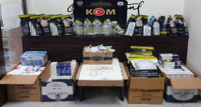 Çanakkale’de kaçak sigara operasyonu