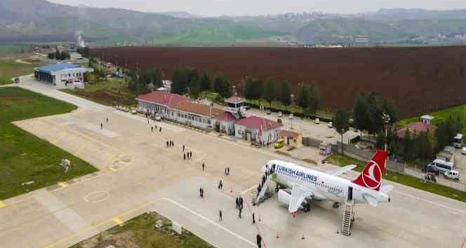 Siirt Havalimanı 2022 yılında 50 bin 171 yolcuya hizmet verdi