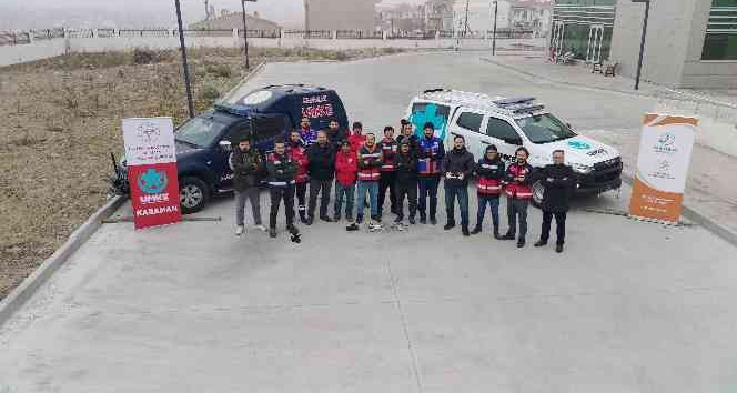 Karaman’da UMKE İHA timi kuruldu