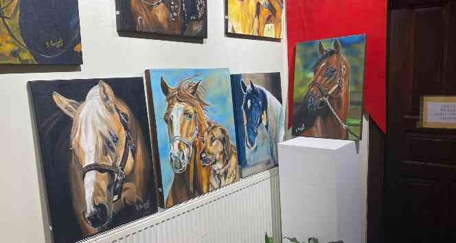 Emekli bankacı ressam oldu, sergisiyle büyük ilgi gördü