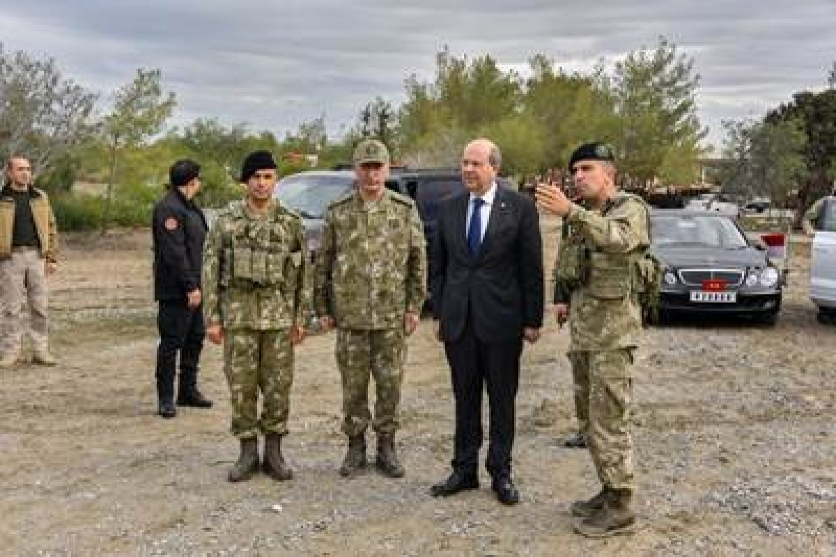 KKTC Cumhurbaşkanı Ersin Tatar’dan Kıbrıs Türk Barış Kuvvetlerine ziyaret
