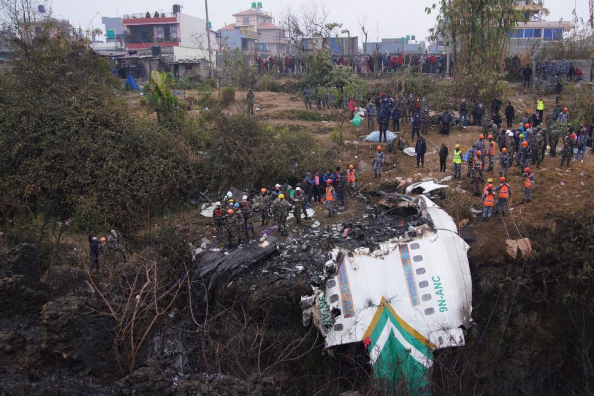 Nepal&#039;de düşen yolcu uçağındaki cansız bedenlerin tümü bulundu