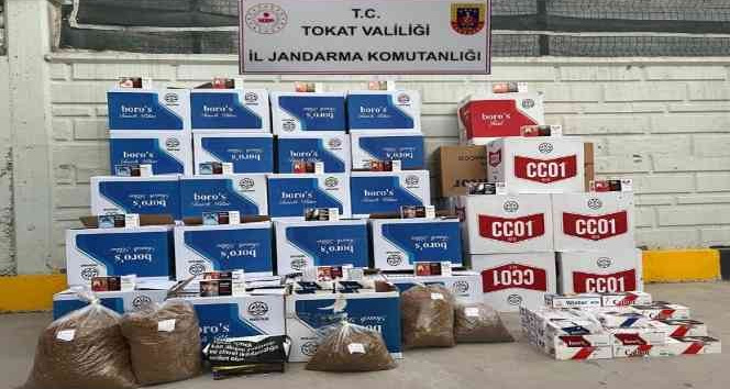 Niksar’da 640 Bin adet boş makaron ele geçirildi