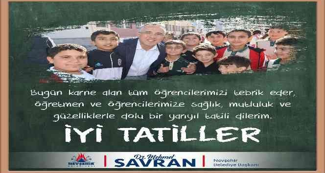 Başkan Savran: “Tatili iyi değerlendirin”