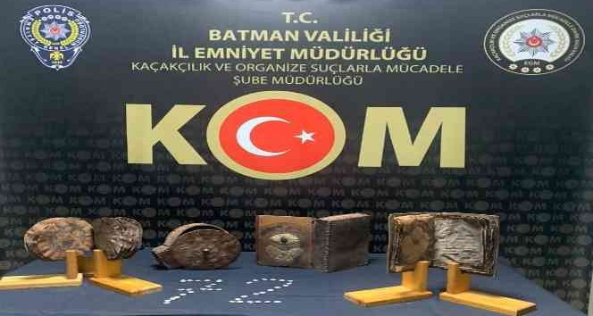 Batman’da tarihi eser ele geçirildi