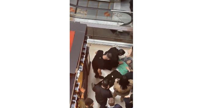 Ümraniye’de AVM’nin birinci katından düşen kadın yaralandı