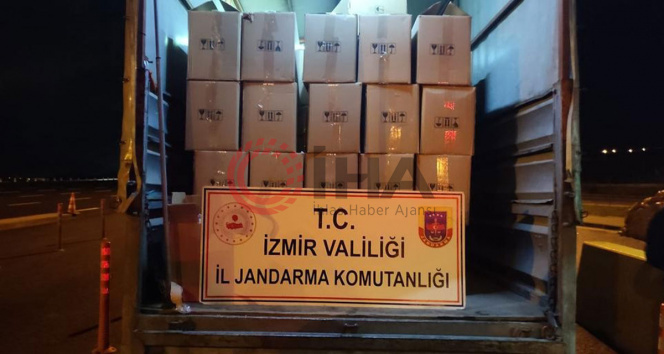 İzmirde 2 milyon doldurulmuş makaron ele geçirildi