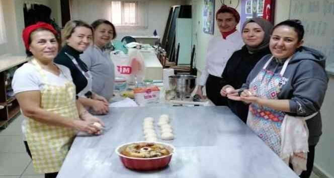 Aşçılık ve pastacılık kursuyla aile bütçelerine katkı sağlıyorlar