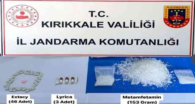 Kırıkkale’de uyuşturucu madde ile yakalanan şahıs tutuklandı