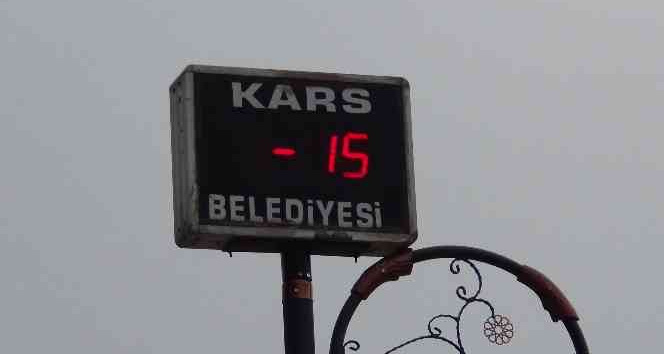 Kars’ta soğuk etkili oluyor
