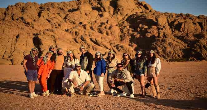 Türk oyuncular Mısır’ın en ünlü tatil merkezinde buluştu