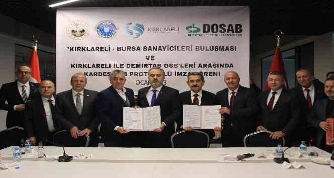 Kırklarelili ve Bursalı sanayiciler buluştu