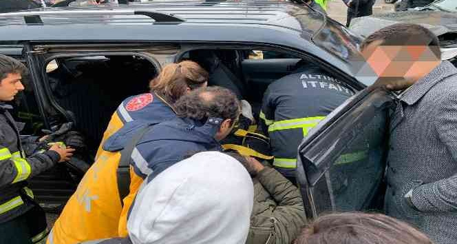 Yalova’da trafik kazası: 1 yaralı