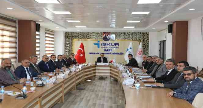 Kars’ta İl İstihdam ve Mesleki Eğitim Kurulu toplantısı yapıldı
