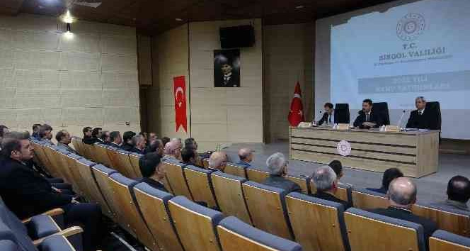 Bingöl’de İl Koordinasyon Kurulu toplantısı gerçekleştirildi