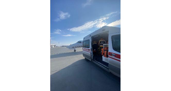 Kalp hastası Berivan uçak ambulansla Ankara’ya sevk edildi