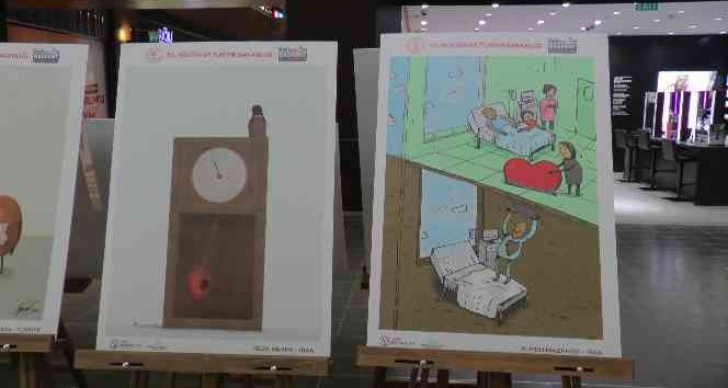 Organ bağışına ’karikatürlü’ farkındalık