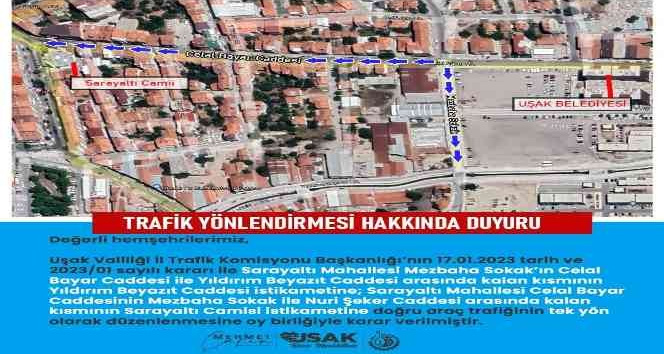 Kentsel dönüşüm alanında yeni trafik düzenlenmesi yapıldı