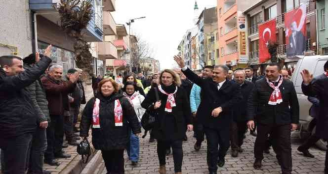 Çan’da deve güreşleri öncesi kortej yürüyüşü düzenlendi