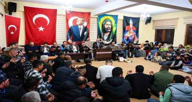 Uşak protokolü cem törenine katıldı