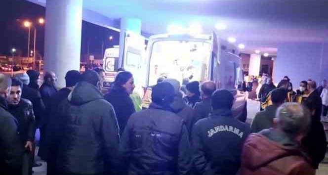 Otogarda ipte asılı halde bulunan genç hastaneye kaldırıldı