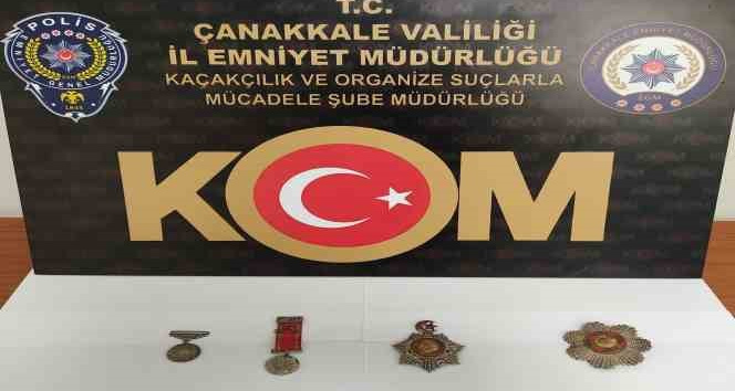 Çanakkale’de tarihi eser operasyonu