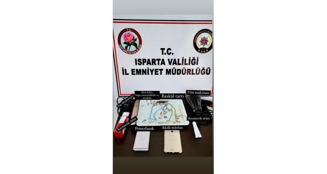 Isparta’da 60 bin TL değerinde hırsızlık yapan şüpheli şahıs yakalandı