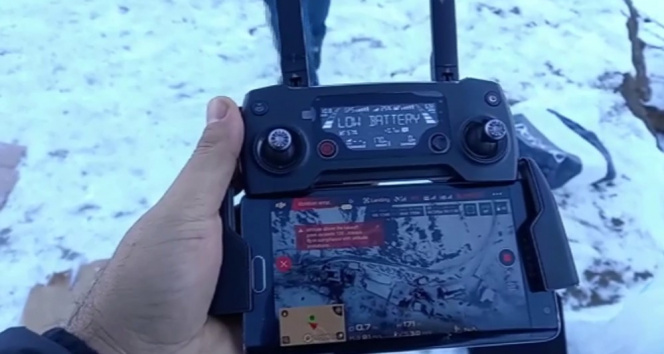 Drone kazaları kamerada