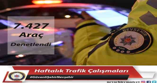 Nevşehir’de 7 bin araç denetlendi