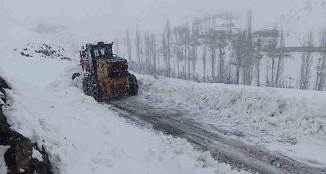 Şırnak’ta kar esareti devam ediyor, kalınlığı bir metreyi geçti